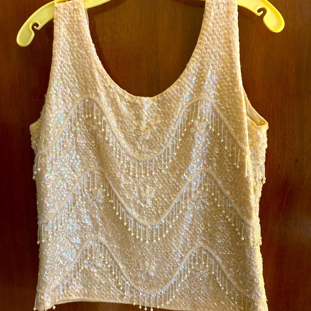 Vintage Beaded Top